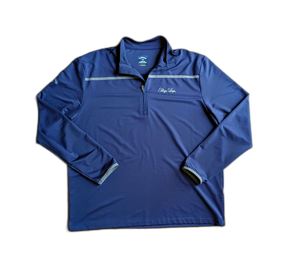 Callaway Stags' Leap 1/4 Zip Pullover Blue XL